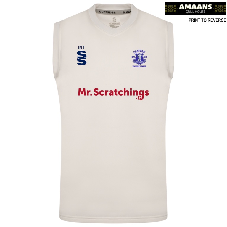 CLAYTON HALIFAX CC - Blast Sleeveless Cricket Sweater