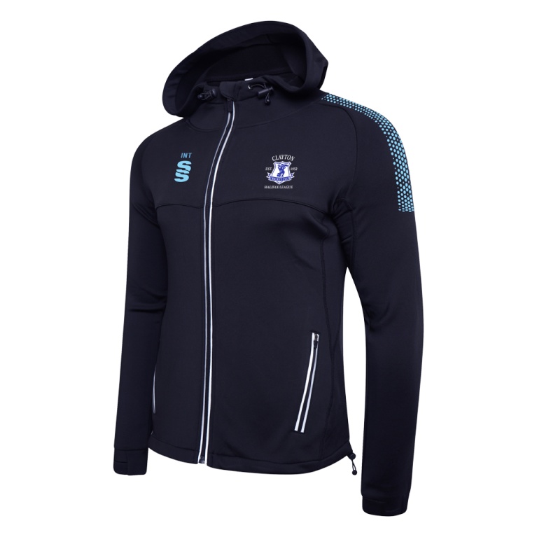 CLAYTON HALIFAX LEAGUE Dual Full Zip Hoody : Navy